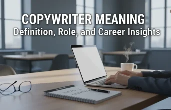 Copywriter Meaning: Definition, Role, and Career Insights Copywriter working on content draft