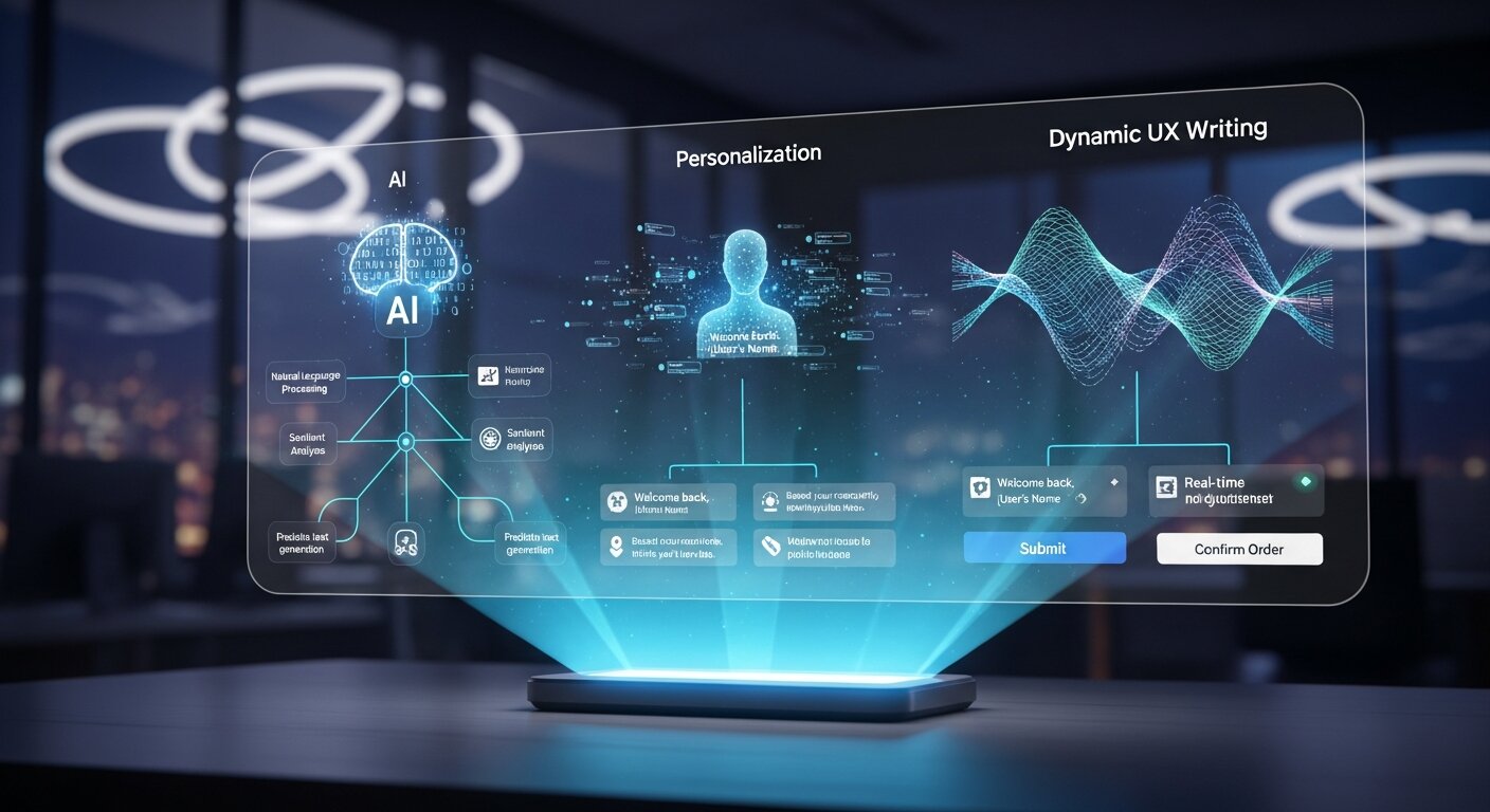 Future of Microcopy AI, Personalization, and Dynamic UX Writing