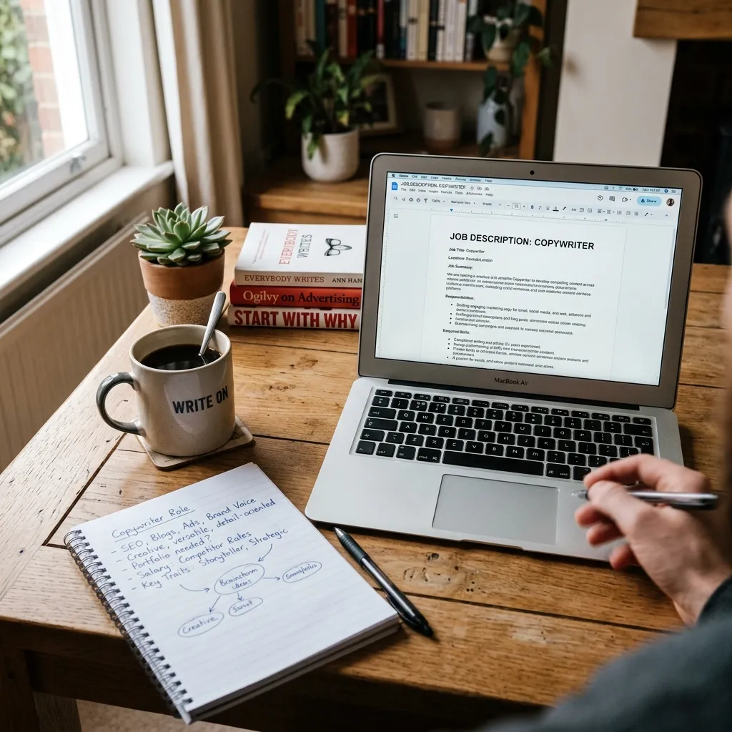 Copywriter job description writing process