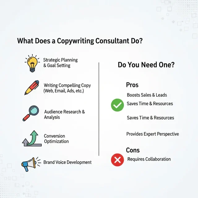 What Does a Copywriting Consultant Do (And Do You Need One) Copywriting Consultant