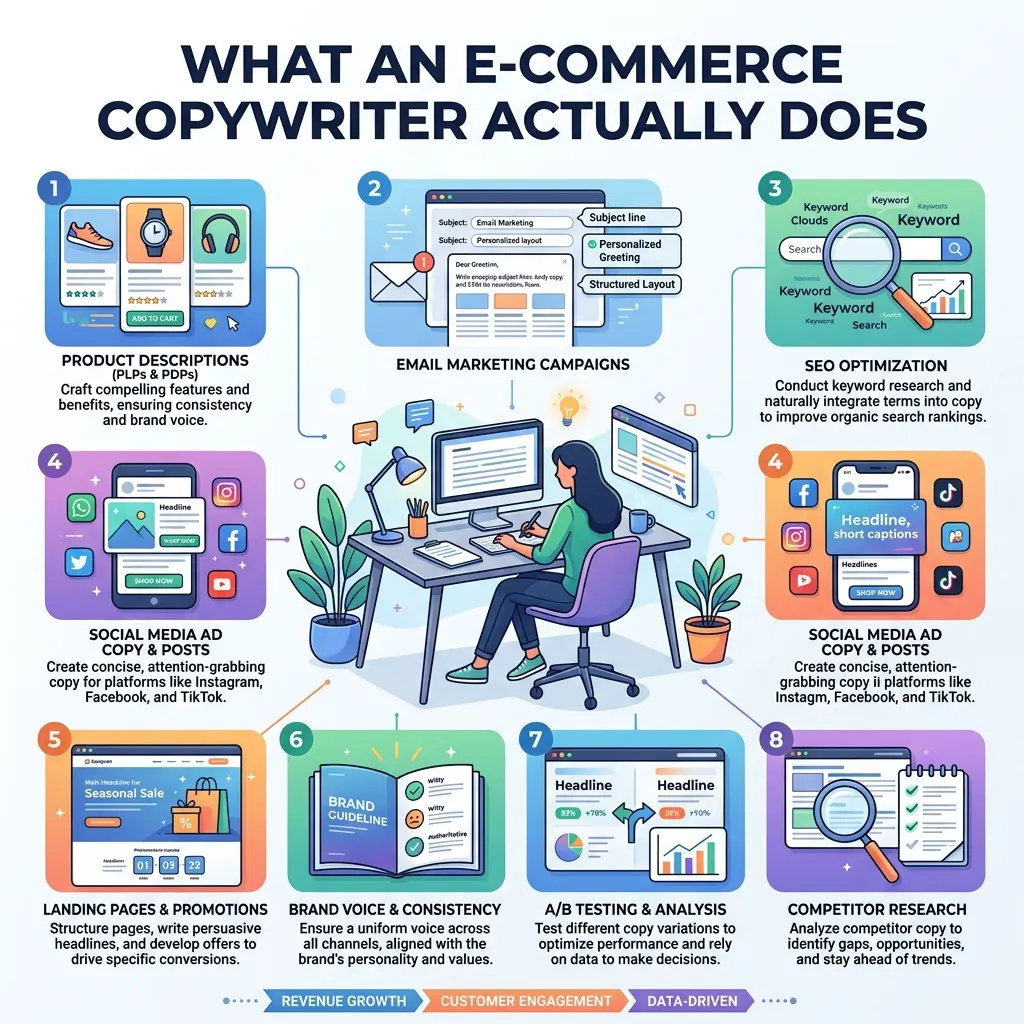 ecommerce copywriter actually does