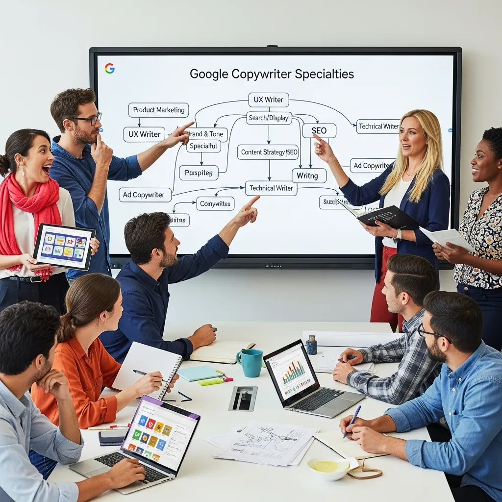 Google Copywriters and Their Specialties